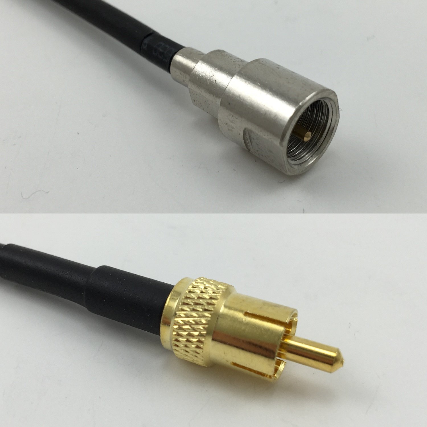 3 feet RG400 Low Loss FME MALE to RCA MALE Pigtail Jumper RF coaxial cable 50ohm Quick USA Shipping