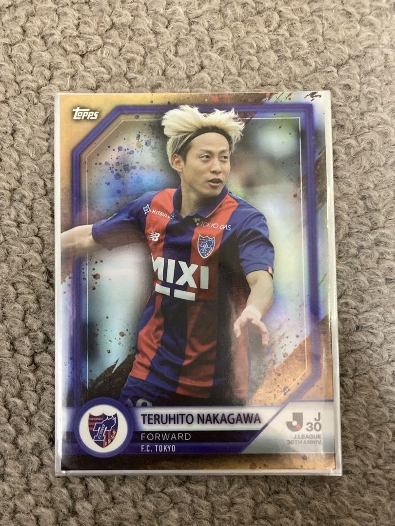 FC東京 仲川輝人 topps DELUXE AUTOGRAPHS カード