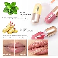 Vista 61 de KISSIO Plumper de labios, brillo de labios de color, potenciador de labios, extractos de plantas, suero labial que rellena los labios, brillo labial