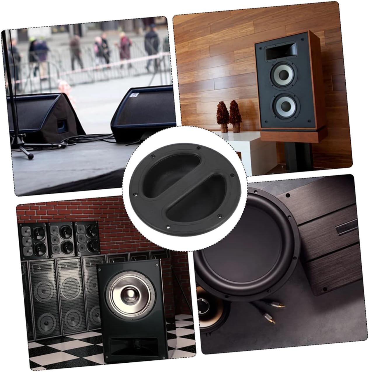 ORFOFE 8Pcs Speaker Pull Handle Handles for Easy Carrying Smooth Surface Design for Stage Performances and Home Use Reliable Grip for Safe Transport