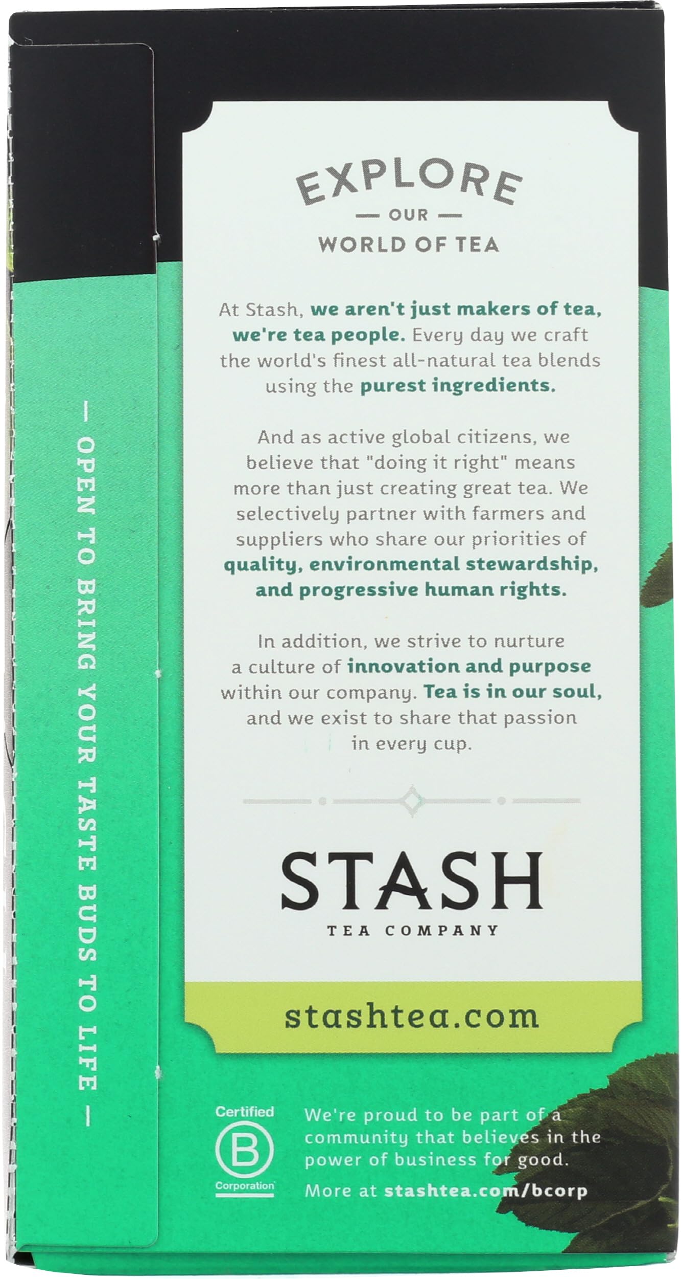 Stash Tea Peppermint Tea, 20 Count