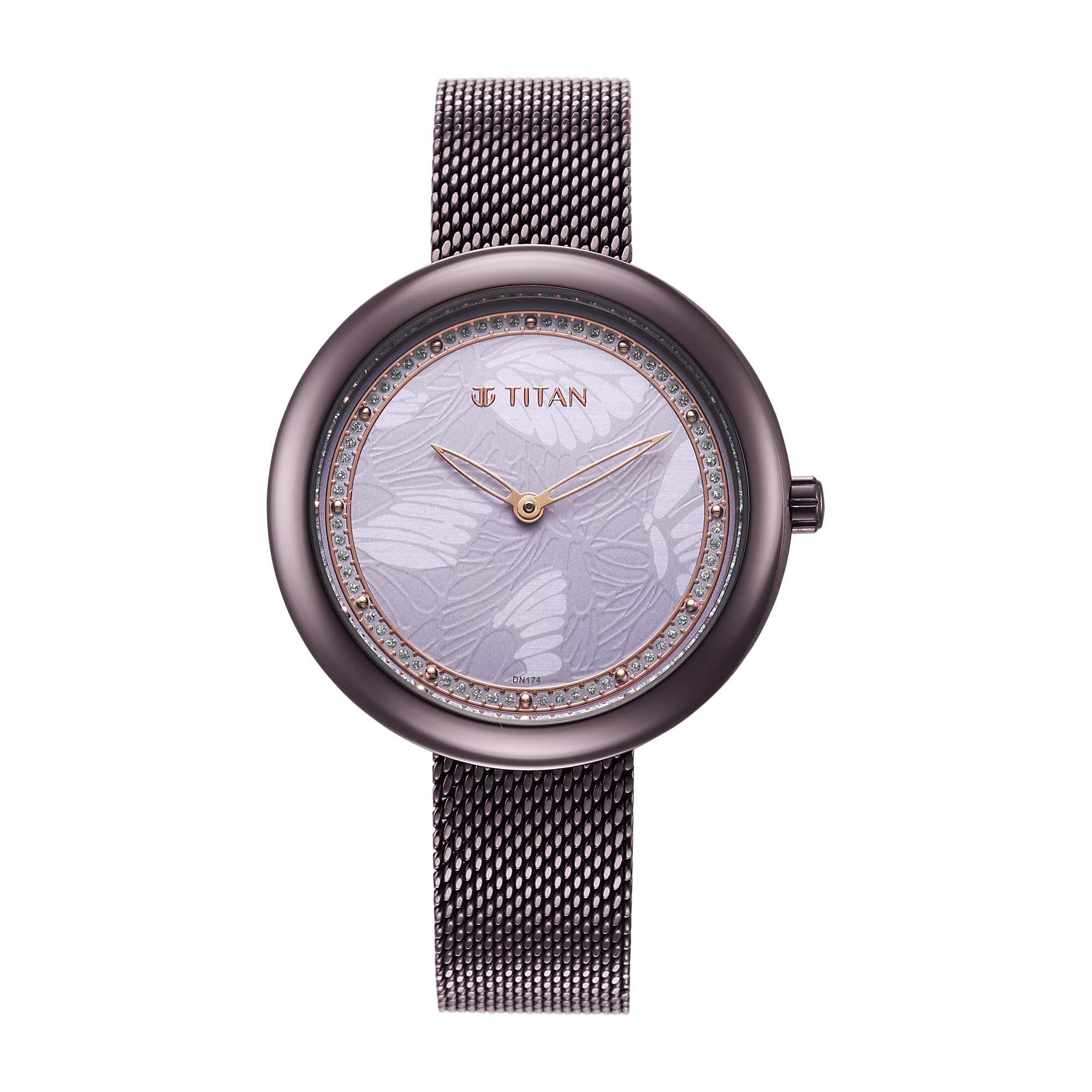 Titan Glitz Analog Purple Dial Stainless Steel Strap Watch for Women-NS95210QM01 (B0BQ76XGYX) Amazon Price History, Amazon Price Tracker