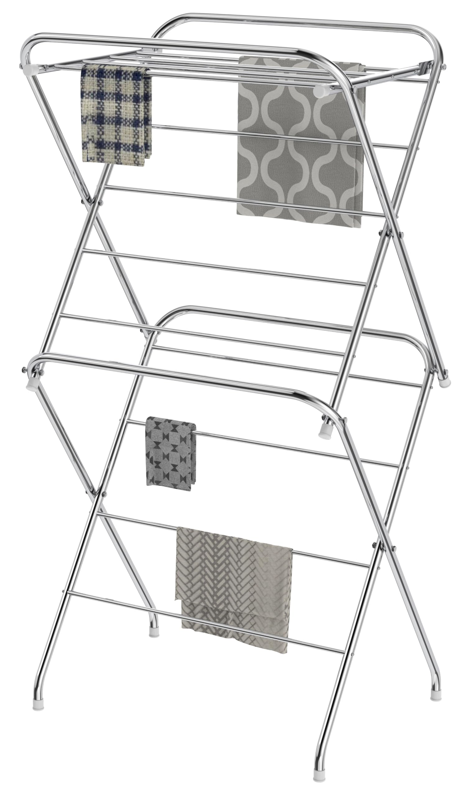 Synergy - Super Heavy Duty 3 Tier Stainless Steel Foldable Cloth Dryer/Clothes Drying Stand (SY-CS12)