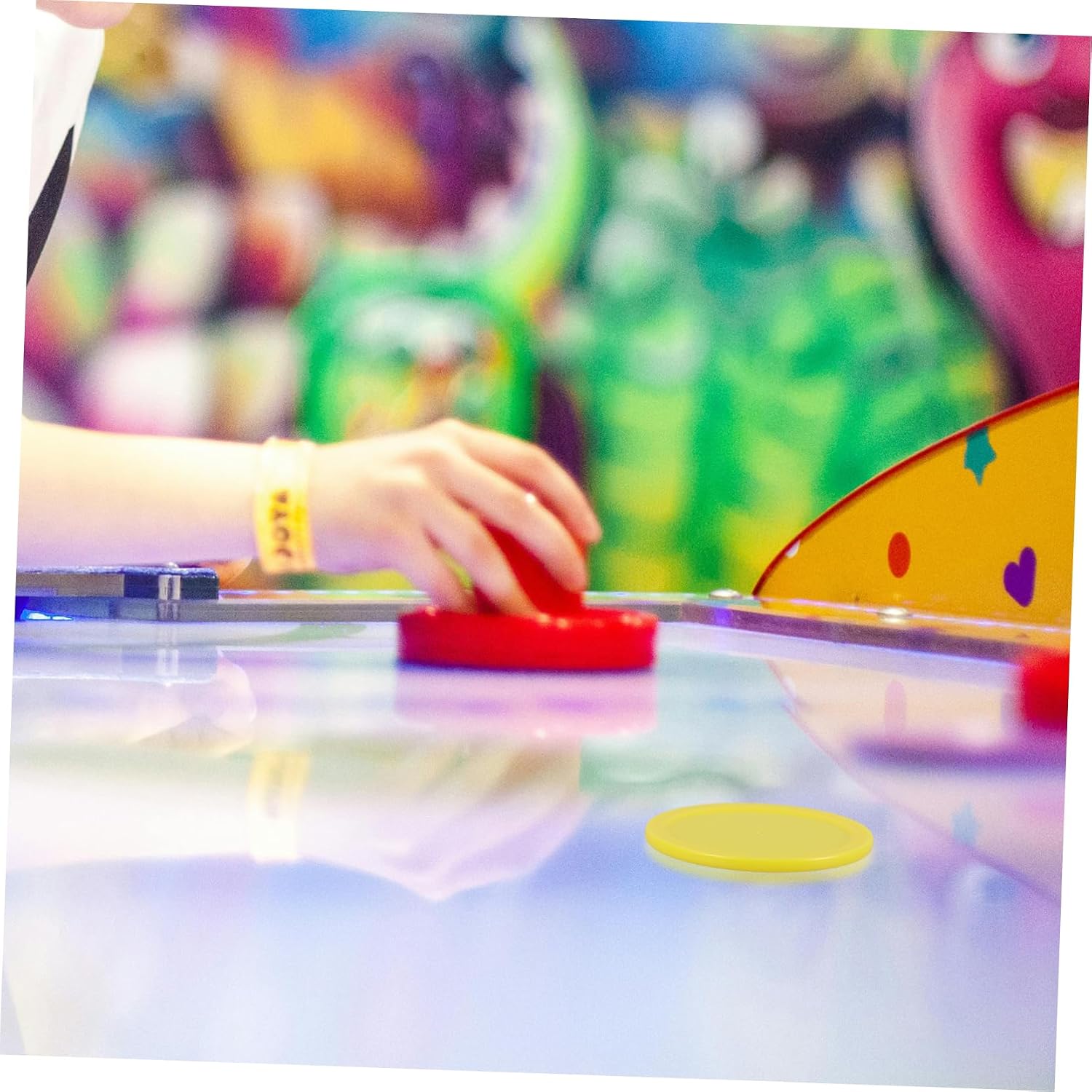 ibasenice Durable Ice Hockey for Indoor Play Smooth Sliding Table Hockey Accessories for All Ages Replacement Game