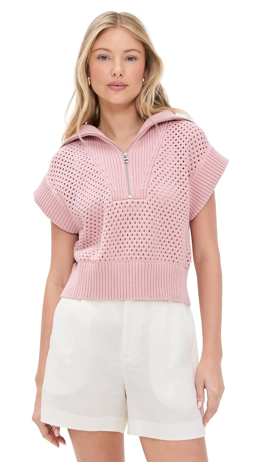 Varley Womens Mila Half Zip Knit Sweater