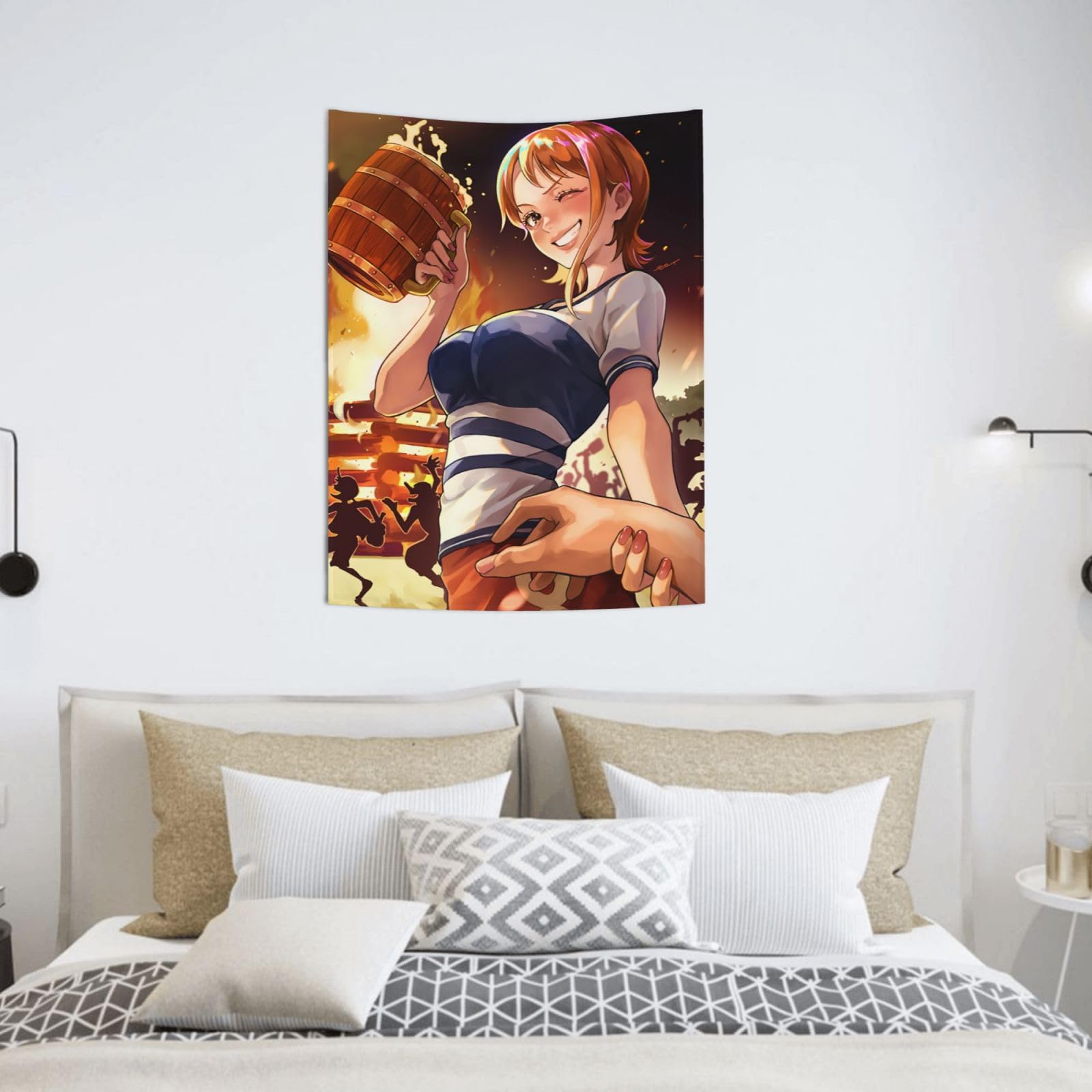 Amazon.co.jp: Tapestry One Piece Nami Poster Stylish Wall Hanging