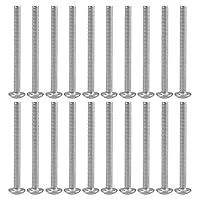 Vista 44 de MroMax Tornillos de máquina M2.0.197 x 0.157 in Tornillos Phillips Cross Truss Head Tornillo 304 Pernos de sujeción de acero inoxidable 15pcs