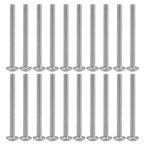 Miniatura 8 de MroMax 30 tornillos de máquina de cabeza de armadura M4 x 0.472 in, Phillips Drive, tornillo de cabeza de truss cruzado, acero inoxidable 304,