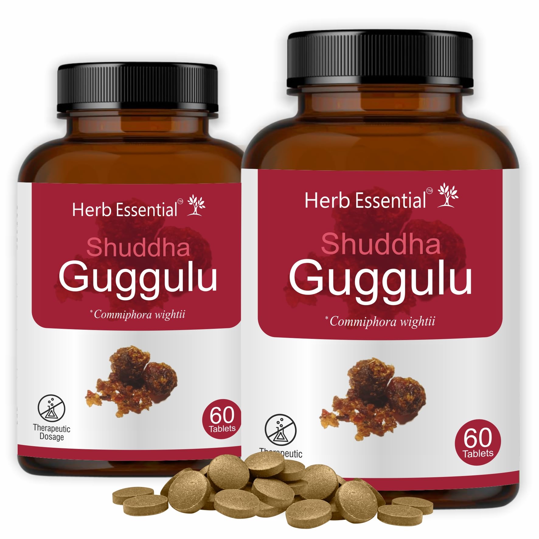 Herb Essential Shuddha Guggulu Tablet 60's (Pack of 2) : Amazon.in ...
