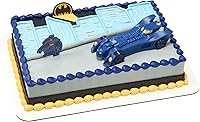 Vista 4 de DecoPac Batman Into Action DecoSet, Batman Cake Topper, Batmobile and Batman Pics 3-Piece Set