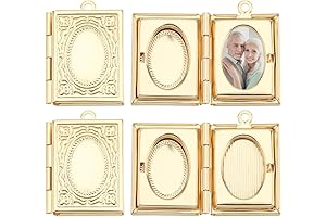 Beebeecraft Locket Charms for Jewelry Making