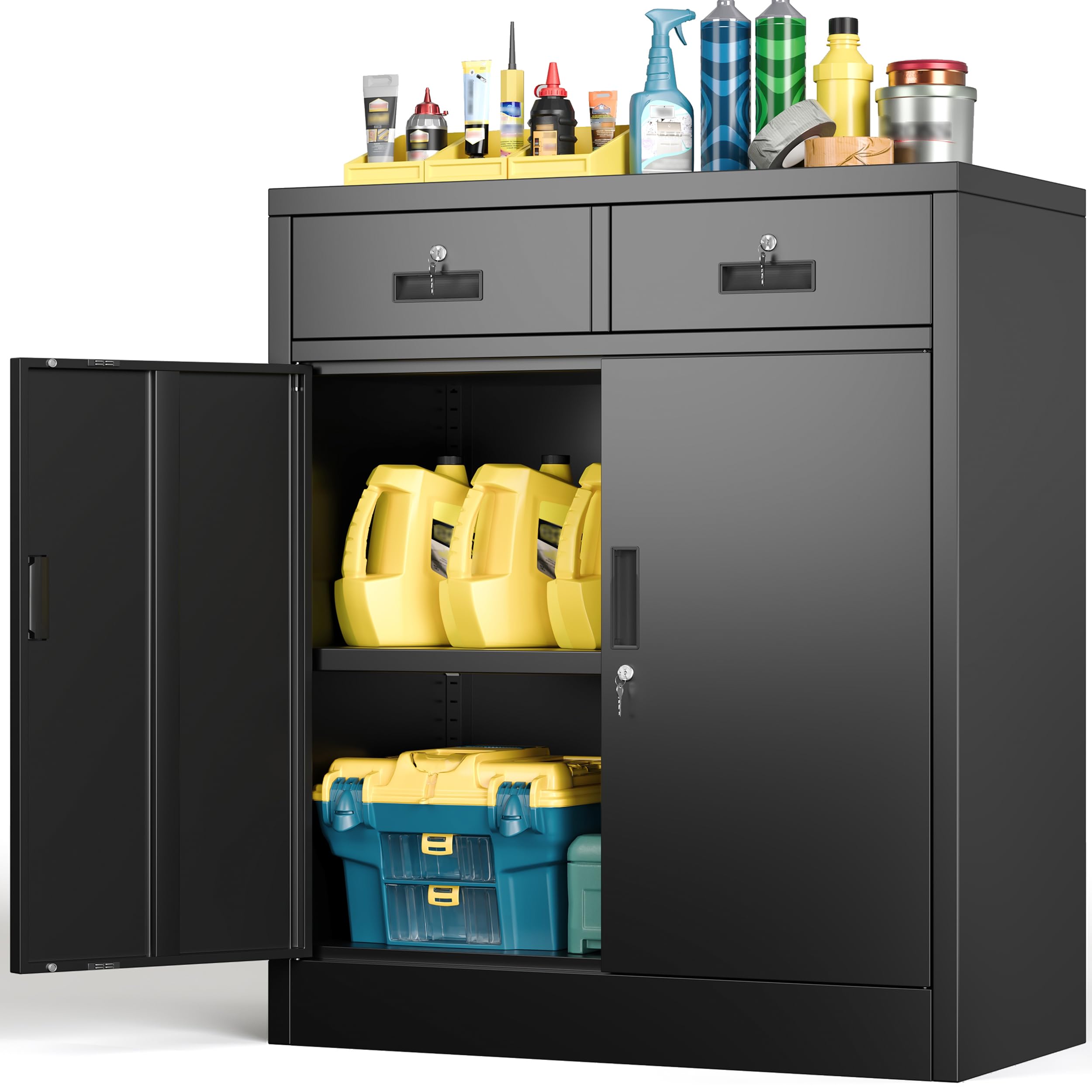 BESFUR Metal Storage Cabinet