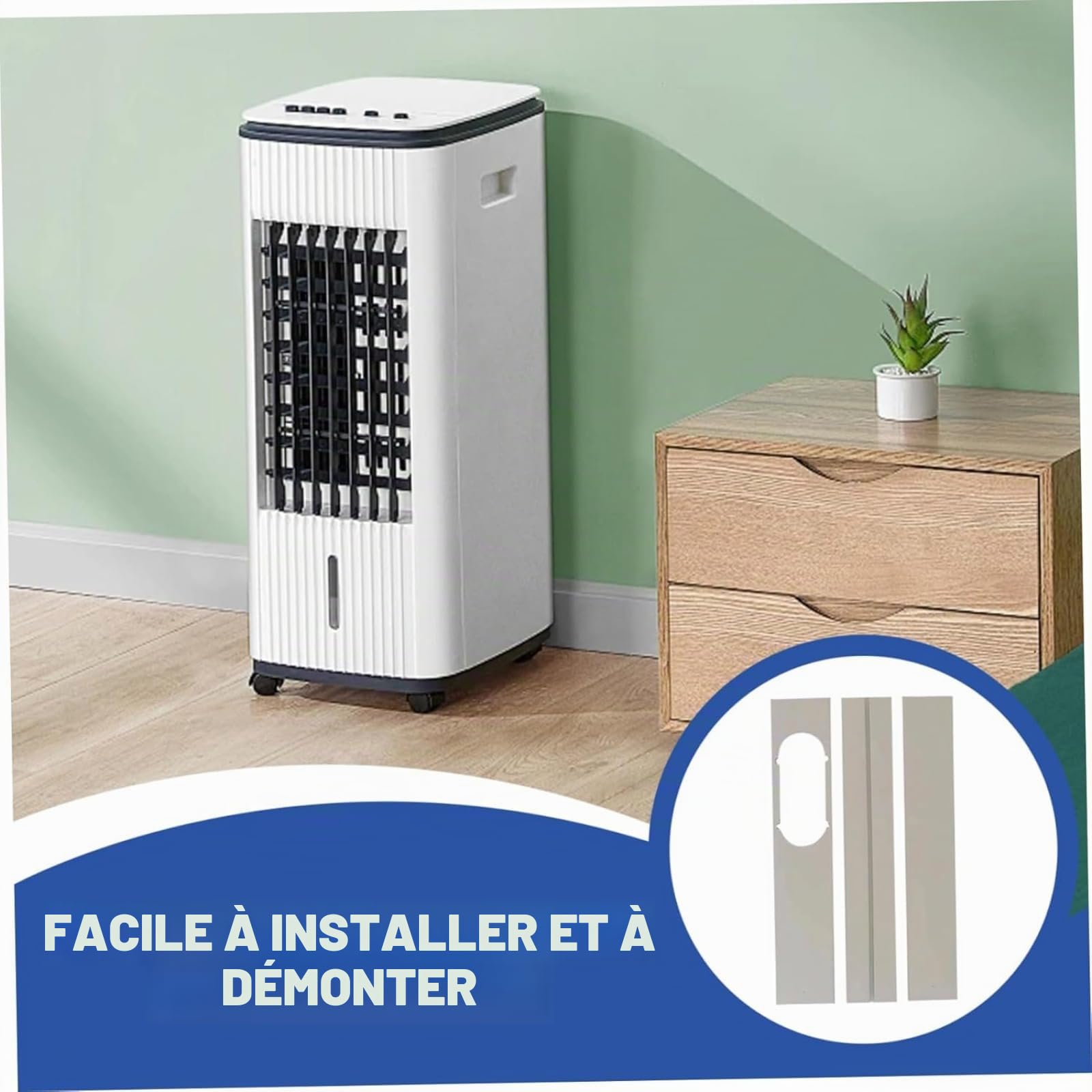 Kit de joints pour fenêtres coulissantes, kit de ventilation pour climatiseurs pour portes coulissantes, support d'étanchéité universel en PVC de rechange pour climatiseurs mobiles, réglable jusqu'à