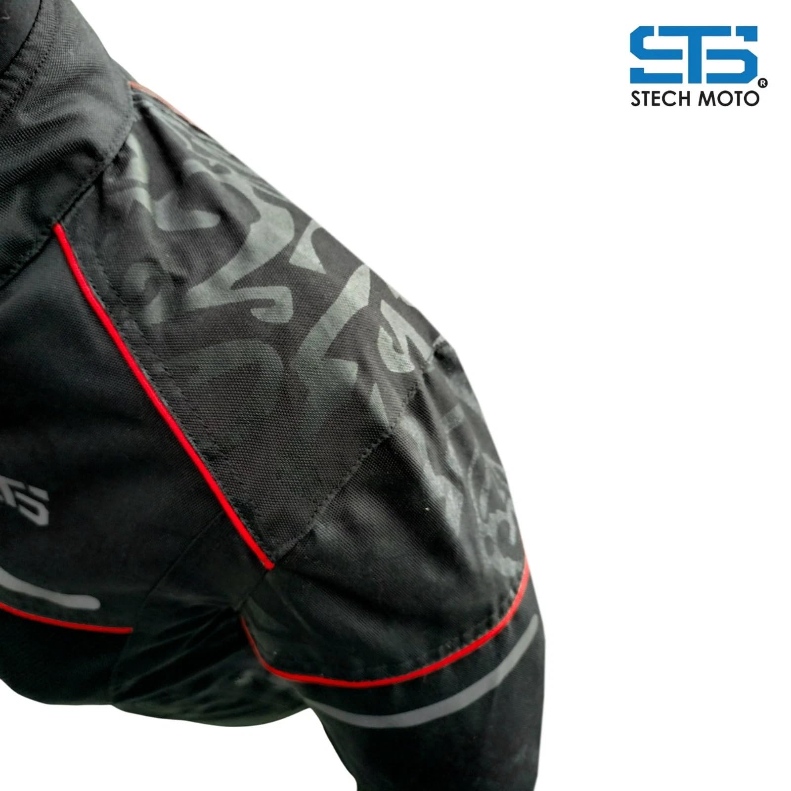 Generico Giacca Moto Estiva da Donna ST 001 AIR, Tessuto Traspirante con Rete, Membrana Impermeabile Rimovibile, Protezioni CE