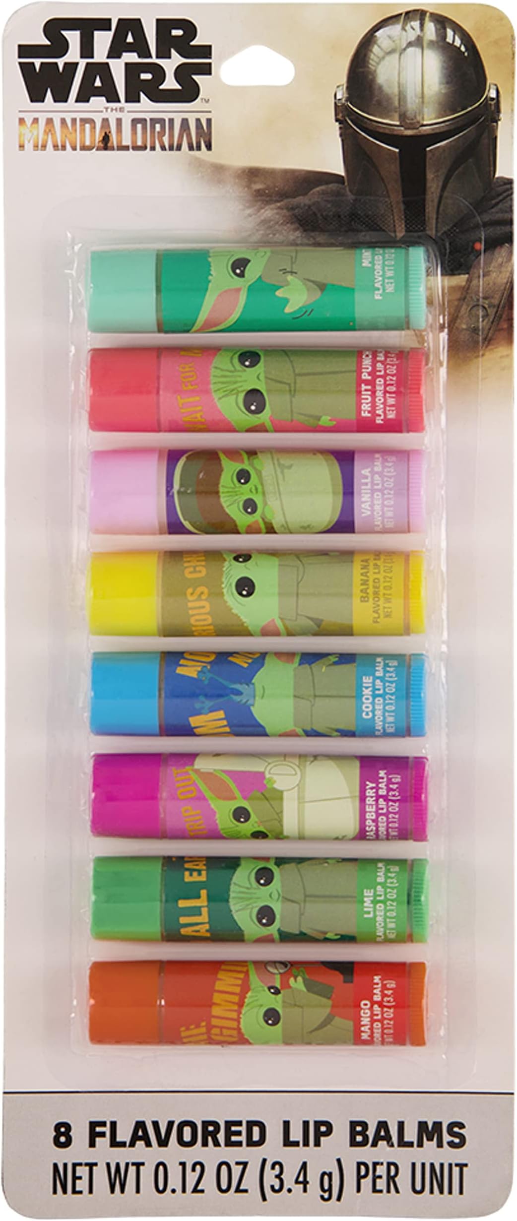 Taste Beauty Mandalorian 8 pack lip balm