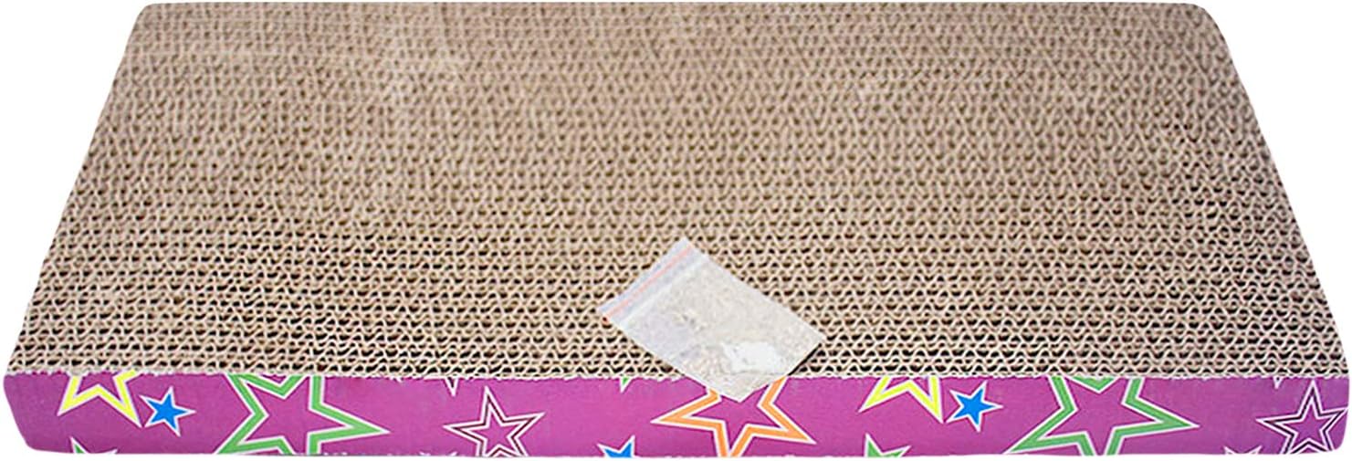 Cat Scratcher Pad with Catnip - Cat Cardboard Scratch Durable Scratching Pad Reversible : Pet Supplies