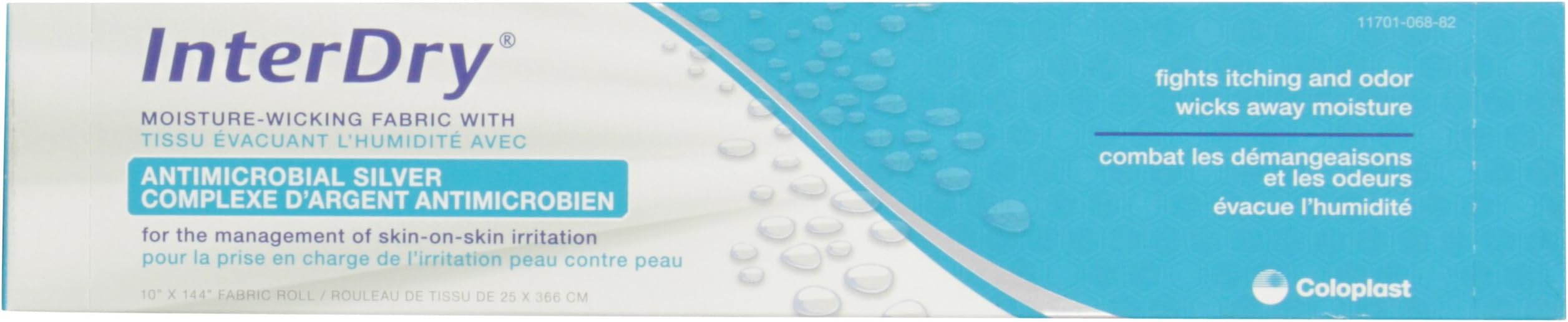 INNZA 627910 - InterDry Textile with Antiicrobial Silver Complex 10 x 144 Roll