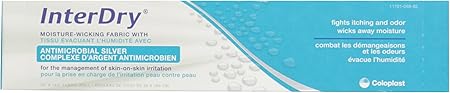 Coloplast Inc 627910 Interdry Textile With Antiicrobial Silver Complex 10" X 144" Roll,Coloplast Inc - Box 1