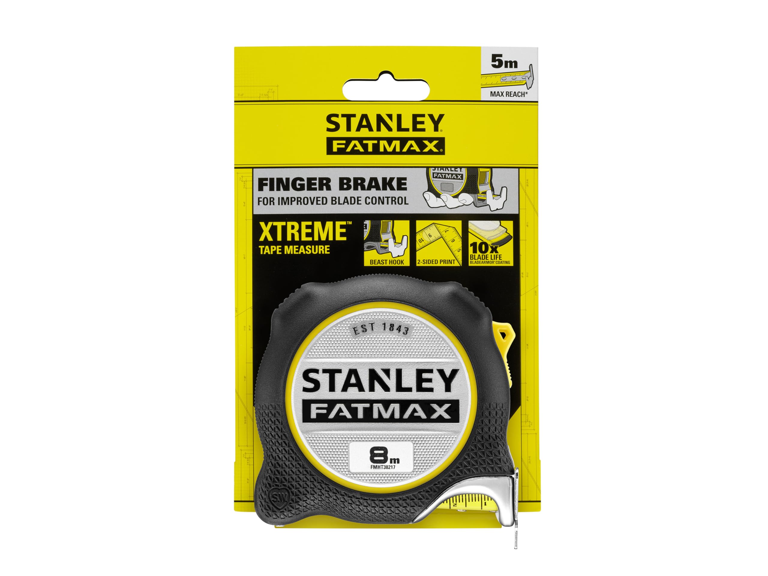 STANLEY FATMAX XTREME 8M, szerokość 32 mm, taśma miernicza, FMHT38217-0