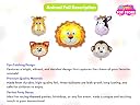 Mystic Toy Store 2nd Animal Balloons for Birthday Decoration Kit 2 year Old Baby Boys Girls Kids 5 Pcs Animal Theme Foil Balloons Decoration Set Items gallery image