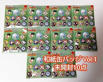 フェイタン HUNTER×HUNTER 和紙缶バッジ 切り絵 缶バッジ HUNTER×HUNTER 和紙缶バッジ Vol 4 未開封10点 切り絵シリーズ