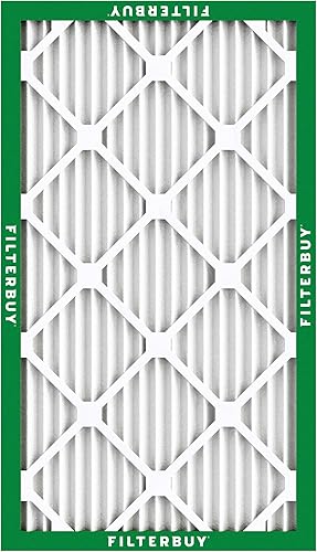 Miniatura 8 de Filterbuy Filtro de aire de 16 x 25 x 1 pulgada MERV 8, protección contra el polvo (paquete de 5), filtros de aire plisados HVAC para calderas con