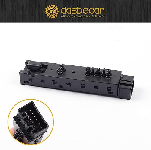 Miniatura 6 de Dasbecan Interruptor eléctrico del asiento del pasajero derecho compatible con Ford Lincoln 2006-2019 2006-2019 Mercury 2006-2011 Reemplazo #