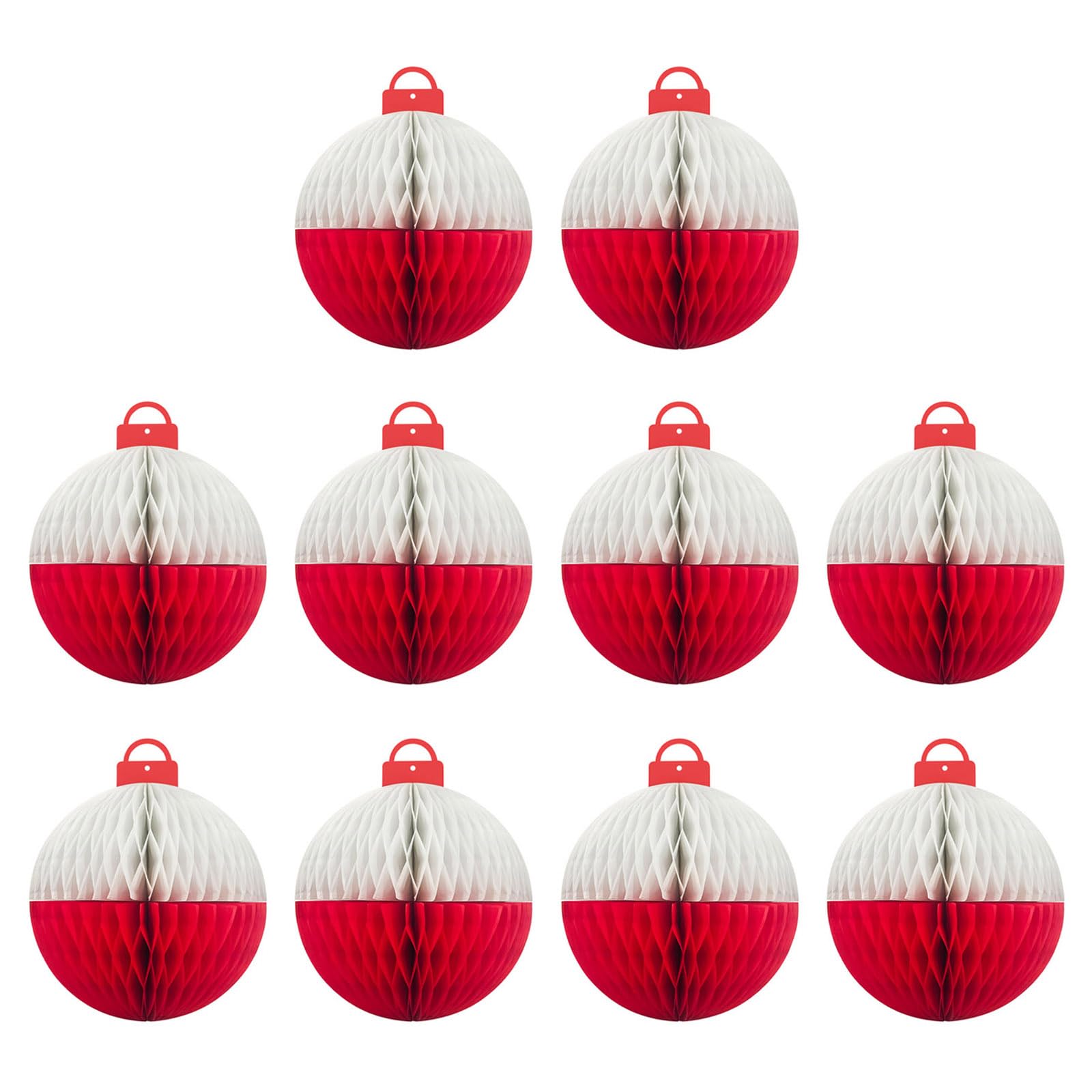 10Pieces Elegant Bobber Paper Sphere Ornament for Fishermen Themed Party Table and Ceiling Decorations Fishermen Themed Supplies