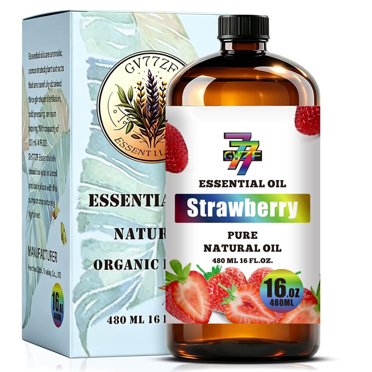 Strawberry Essential Oil for Diffuser Massage, Strawberry Oil 16 oz