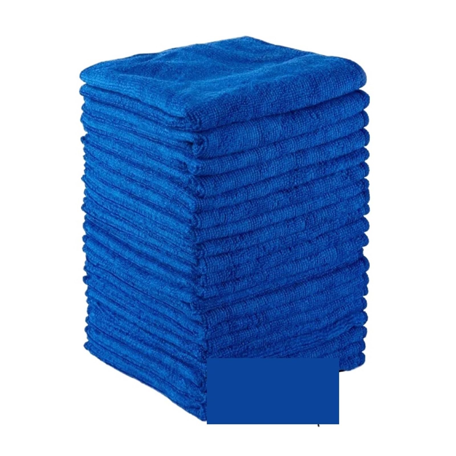 Super Absorbent Microfiber Cleaning Cloths - Lint Free Reusable Towels for Car Windows and Home Use Blue 100pcs