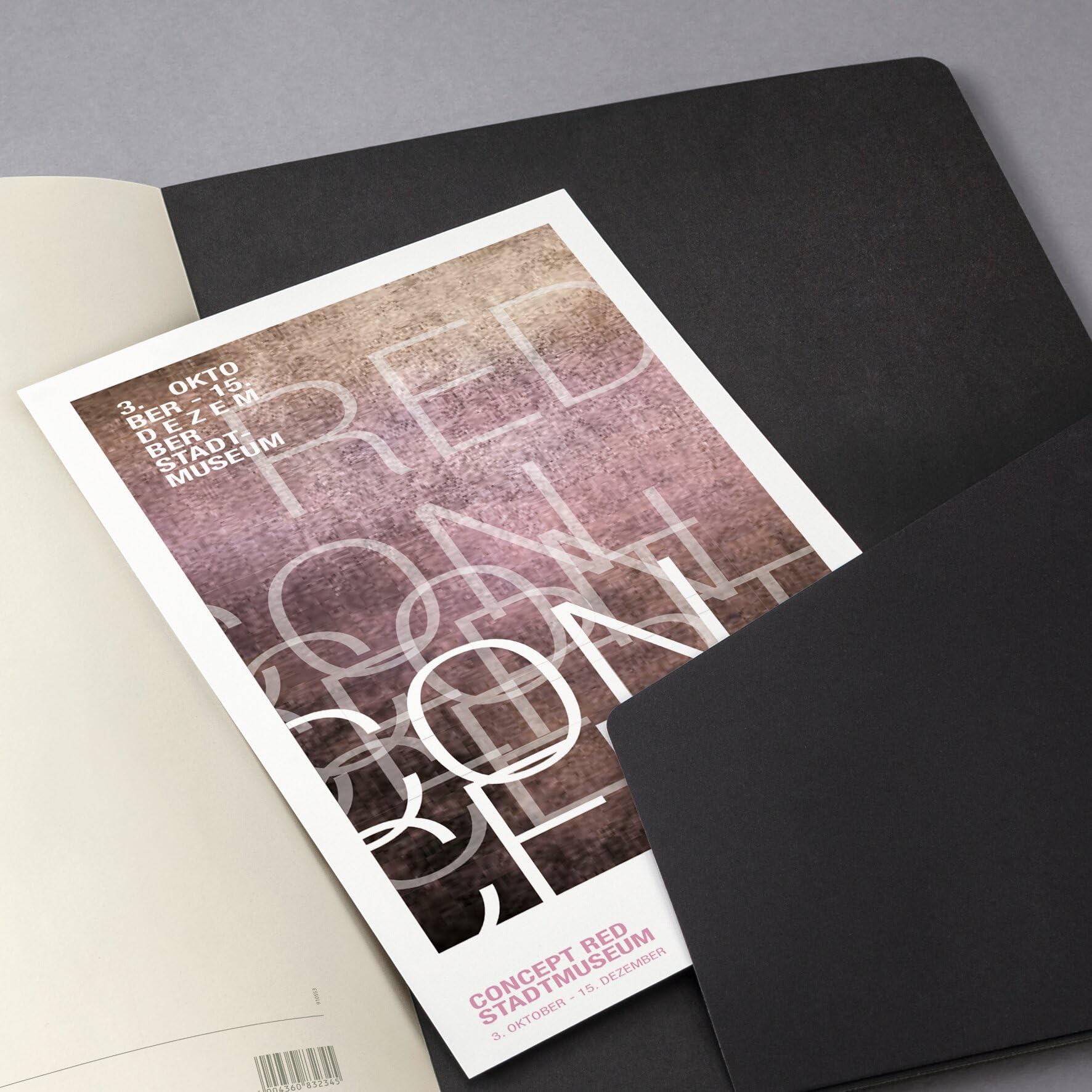 Sigel Conceptum Notizblock A5 Kariert Schwarz 60 Blatt 5er Pack | CO802/5 edler Schreibblock aus nachhaltigem Papier