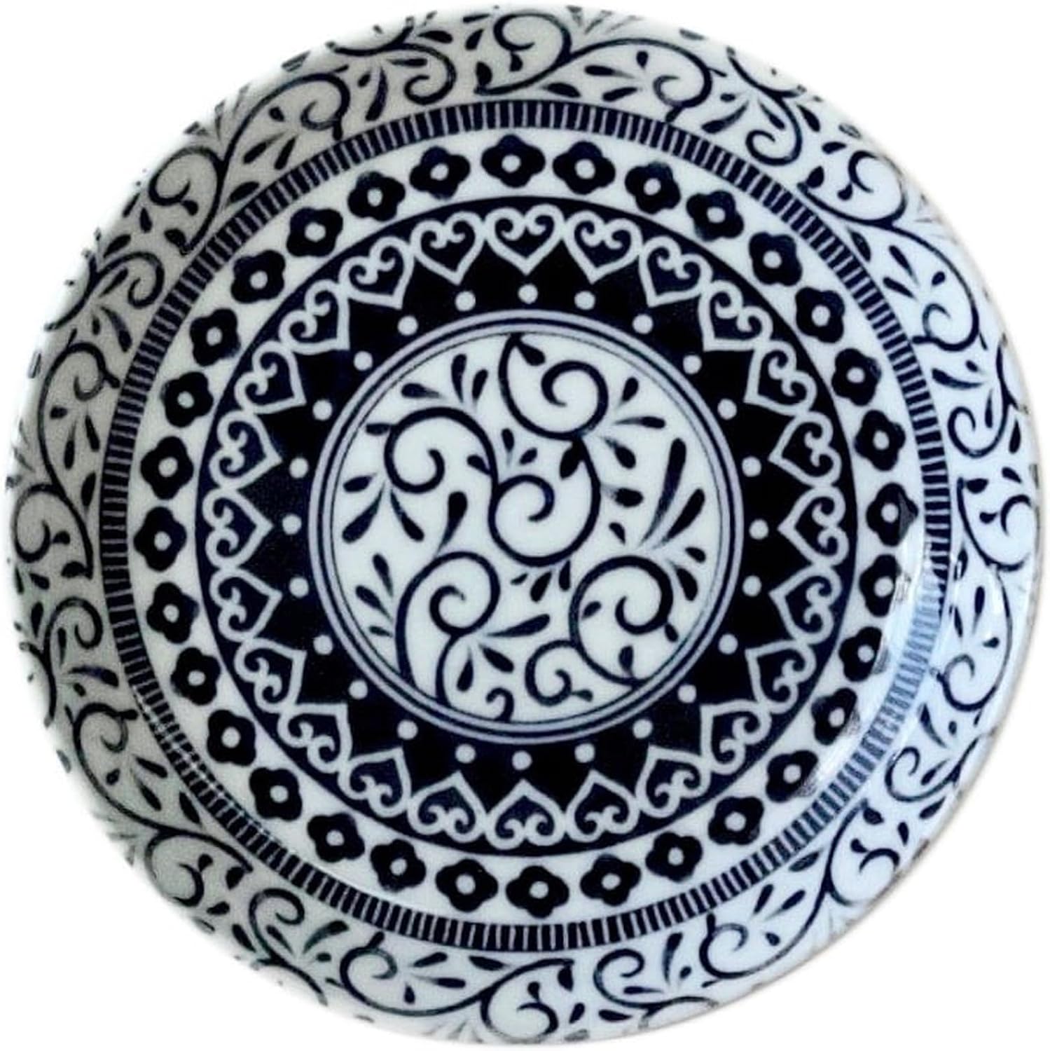 Awasaka PF-271 Yellow Bag Bread Plate, Made in Japan, Diameter 6.1 x 1.0 inches (155 x 25 mm)