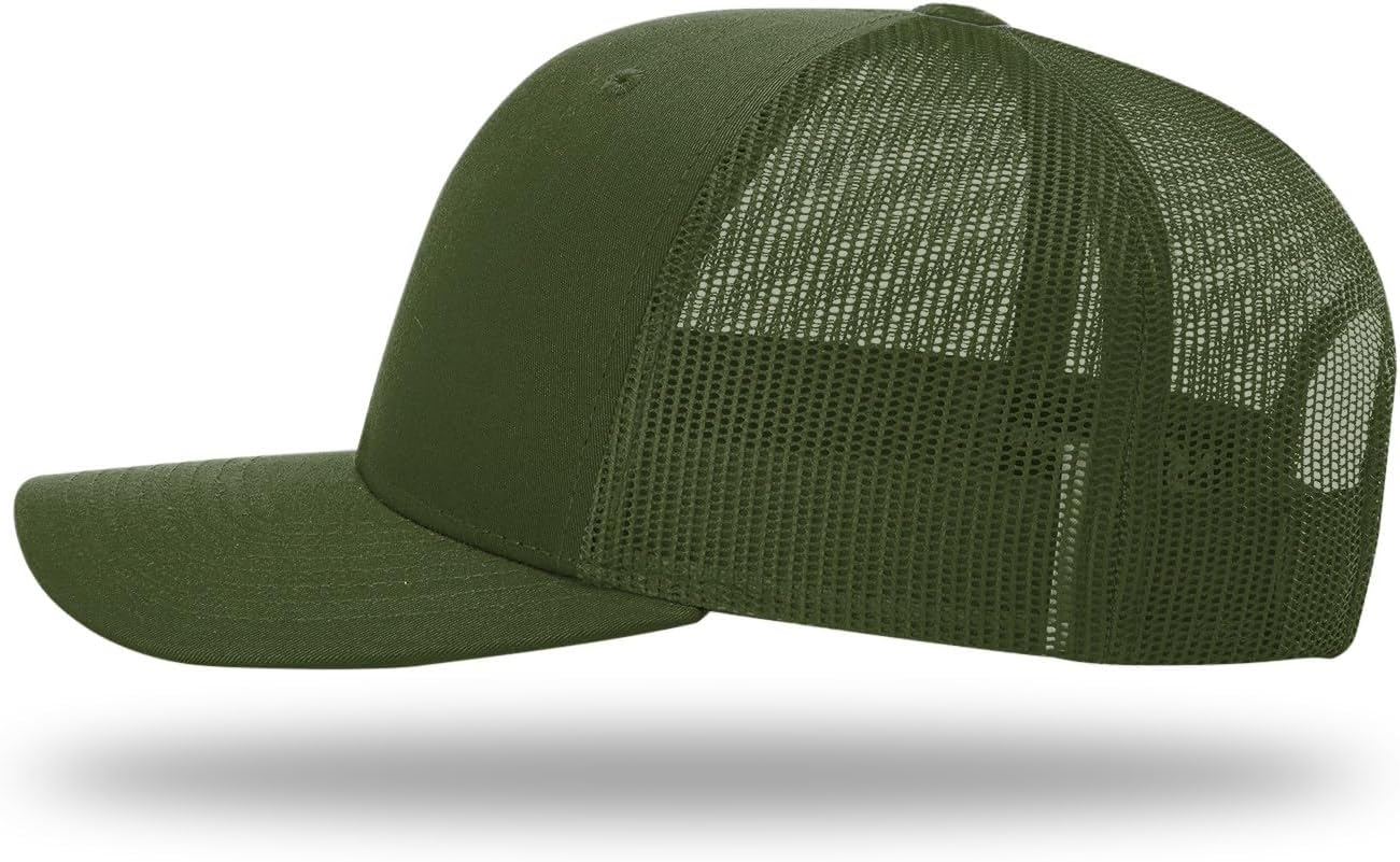 Richardson 112T/PT Tactical Trucker Snapback Hat |No Button Crown, Multicam Prints OSFM | Bulk Packs Available