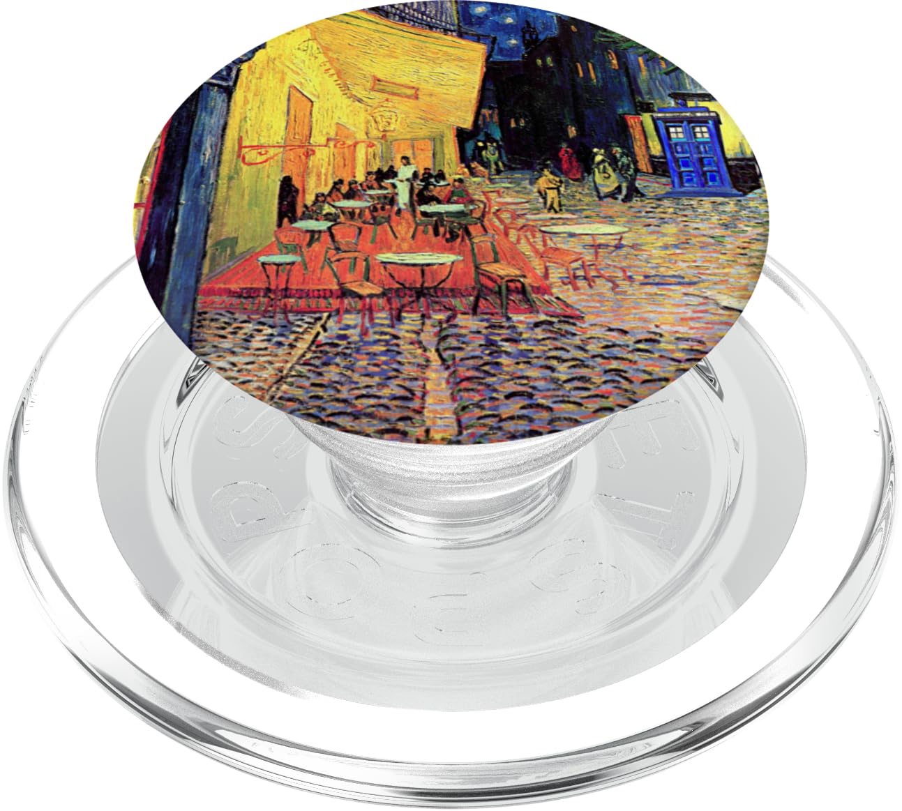 Cafe Terrace at Night Doctor Visit PopSockets PopGrip for MagSafe