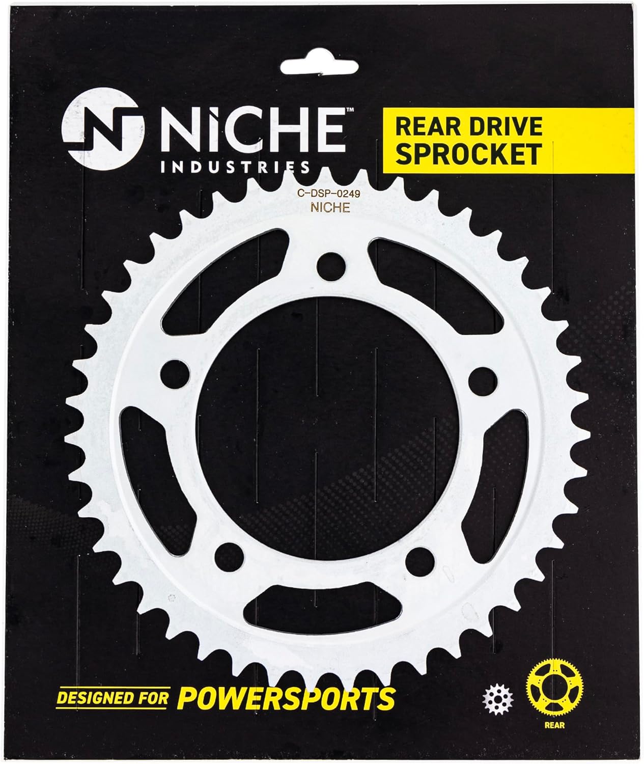 NICHE Drive Sprocket Chain Combo for Honda CBR600 CB600 Front 16 Rear 43 Tooth 525VM-X X-Ring 118 Links
