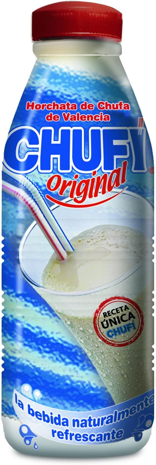 Chufi Valencian Horchata 'Chufi' (Tigernut Drink) 1 Litre (Pack of 3)