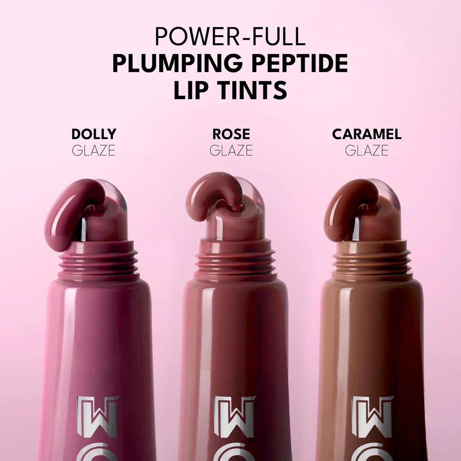 Buxom Power-Full Plumping Peptide Lip Tint, High-Shine Peptide Lip Treatment Balm for 36HR Hydration & Fuller-Looking Lips,