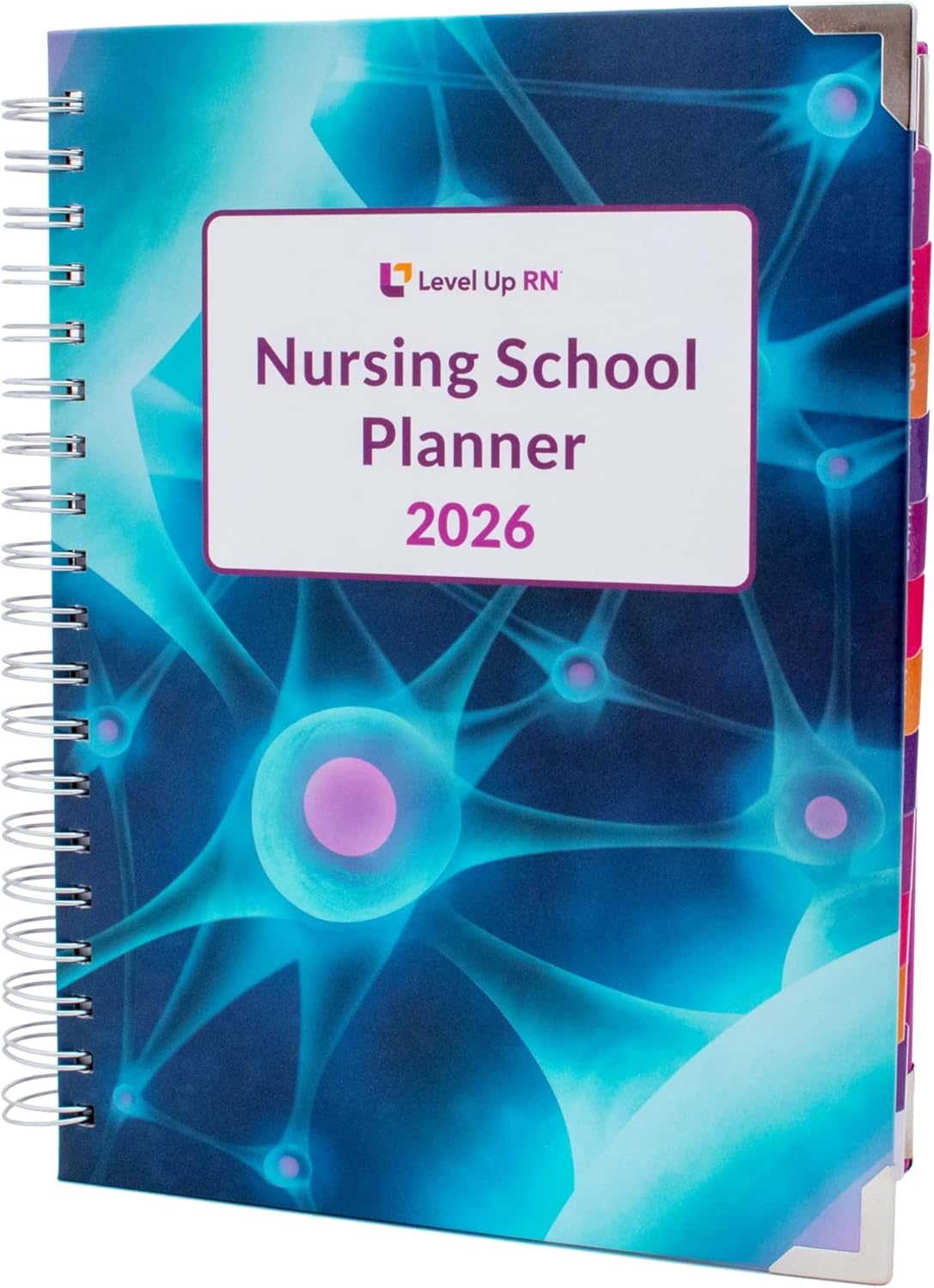 Nursing School Study Planner - Nursing Student Gifts - Fall 25/Spring 26 Calendar Year - Dates Start August 1st 2025 through August 31st 2026