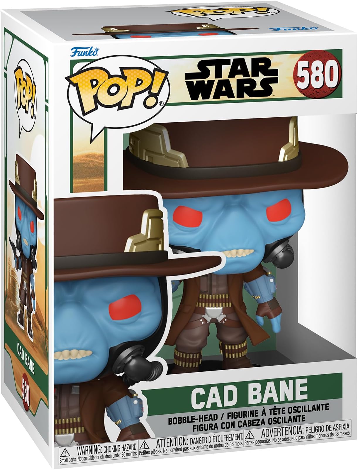 Funko Pop! Star Wars: BoBF - Cad Bane - Star Wars: the Book Of Boba Fett - Collectable Vinyl Figure - Gift Idea - Official Merchandise - Toys for Kids & Adults - TV Fans - Model Figure for Collectors