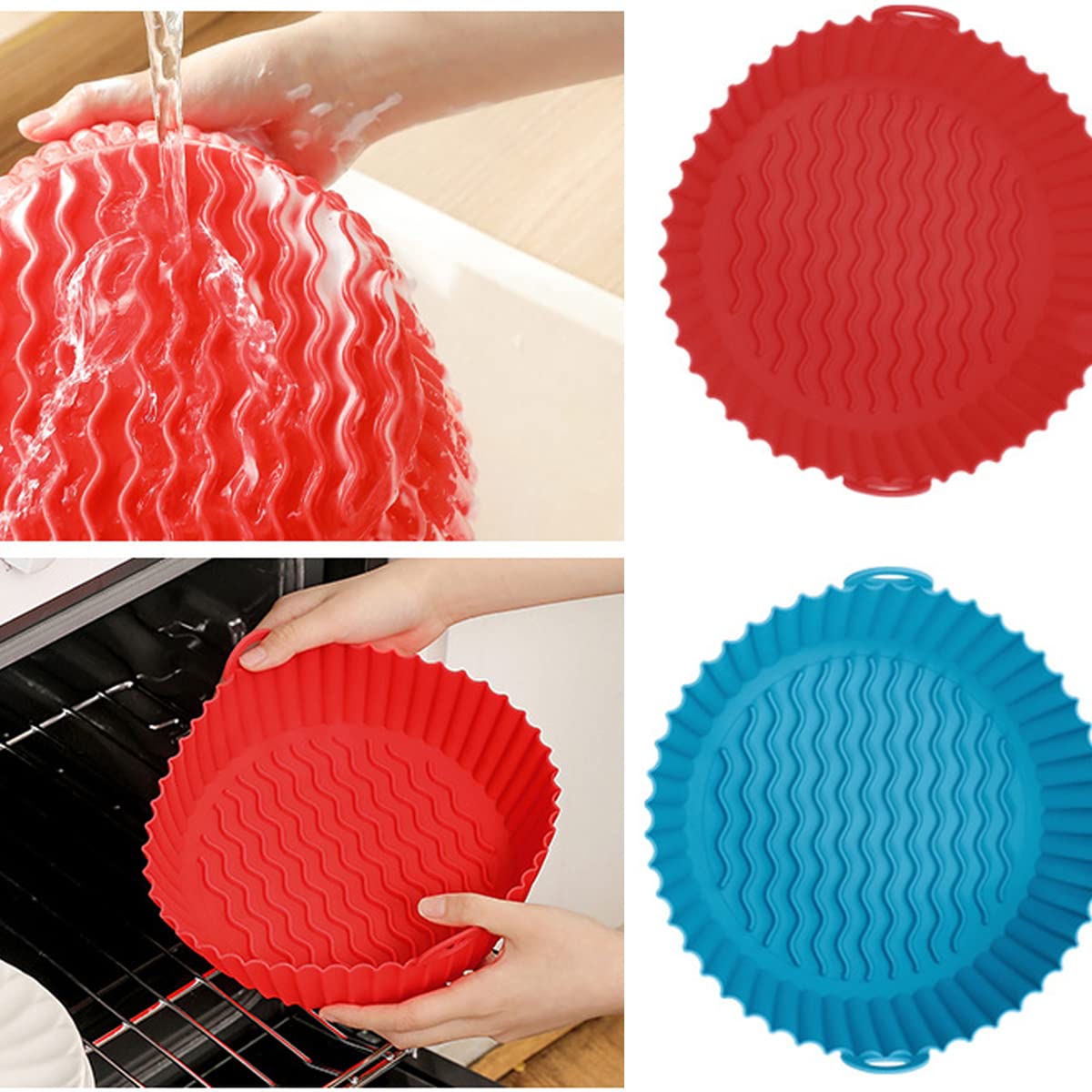jayzee Fodere nel Silicone per Friggitrice Ad Aria da 8,5