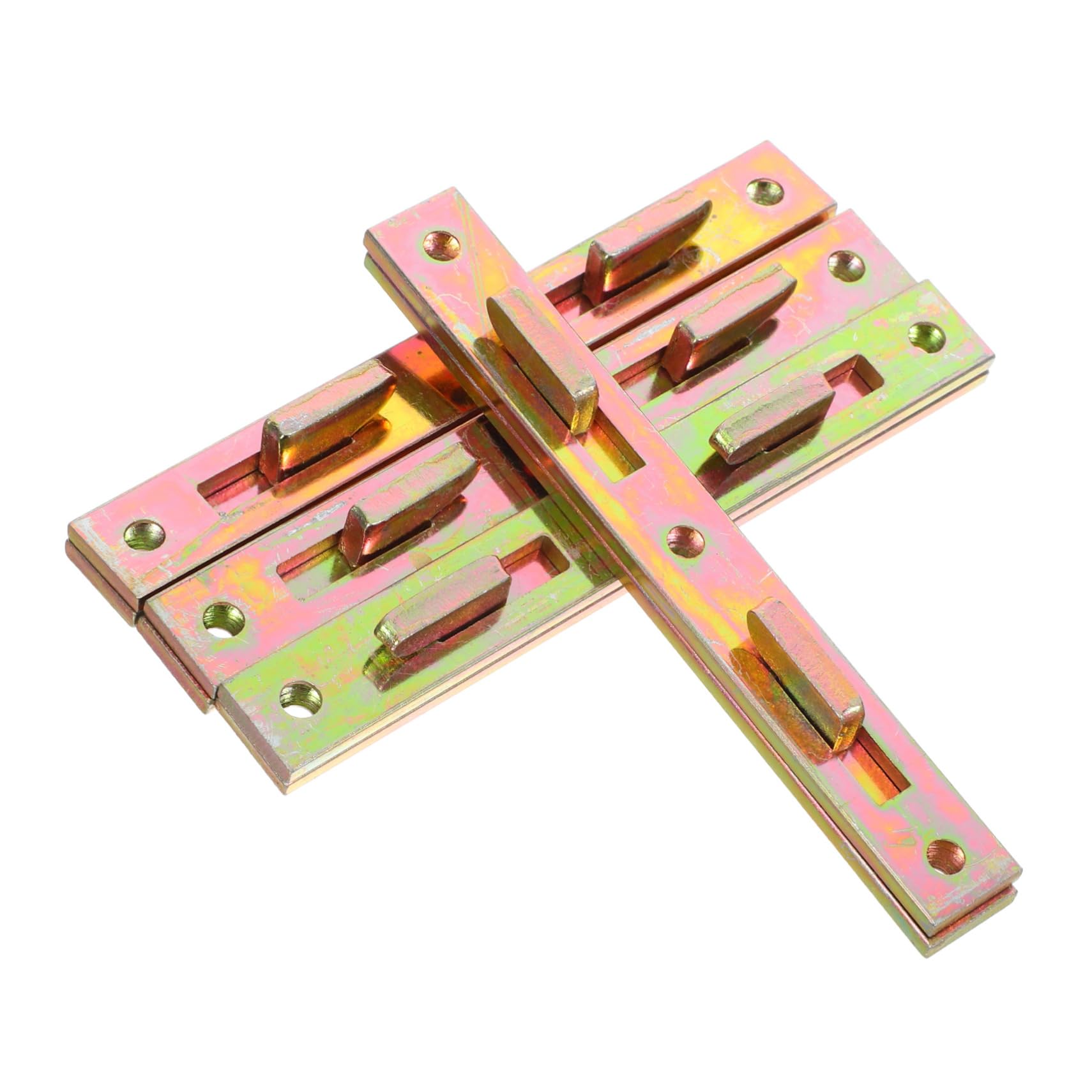 CIYODO 4pcs Heavy Duty Bed Rail Brackets Secure Connection Fasteners for Bed Frame Compatible with Headboards Quick Setup Versatile Application for Modern Traditional Designs