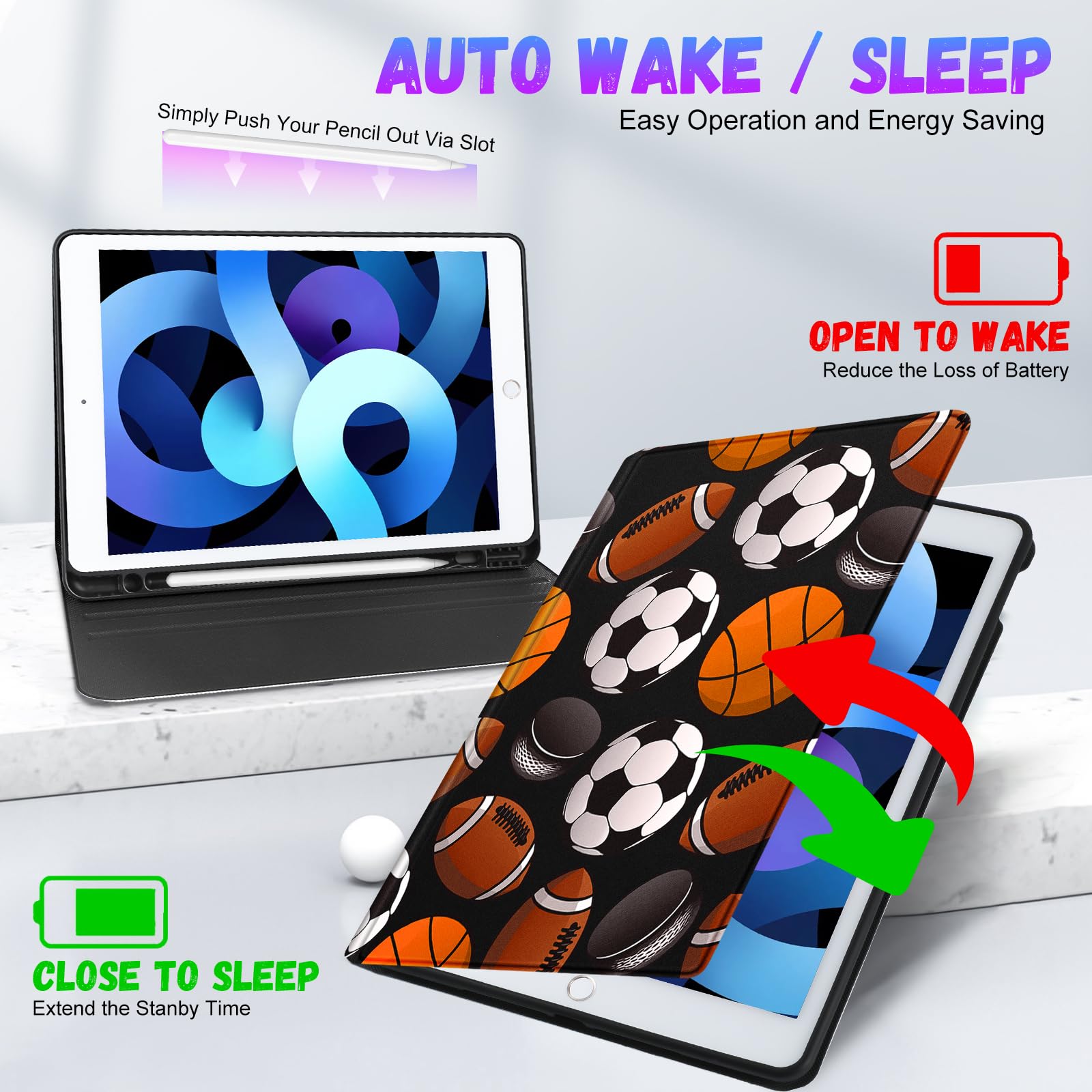 Amazon.com: Uppuppy for iPad 9th/8th/7th Generation Case 10.2 Inch