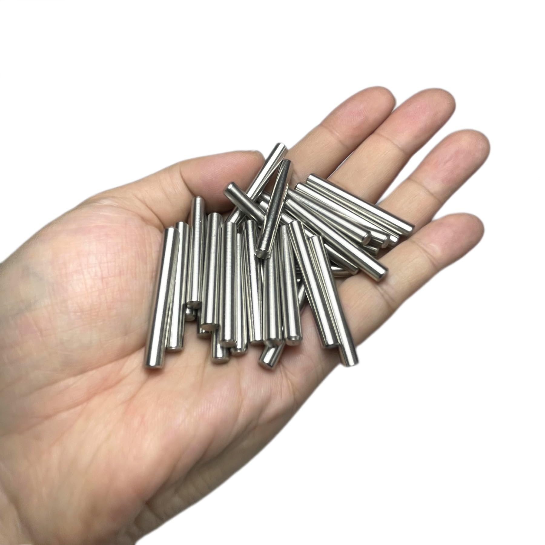 35 perni di tassello in metallo da 5 mm x 40 mm, M5 5 mm, per mensole, mensole di supporto, asta in metallo da 5 mm x 40 mm. Pioli in acciaio inox 304 per letto a castello