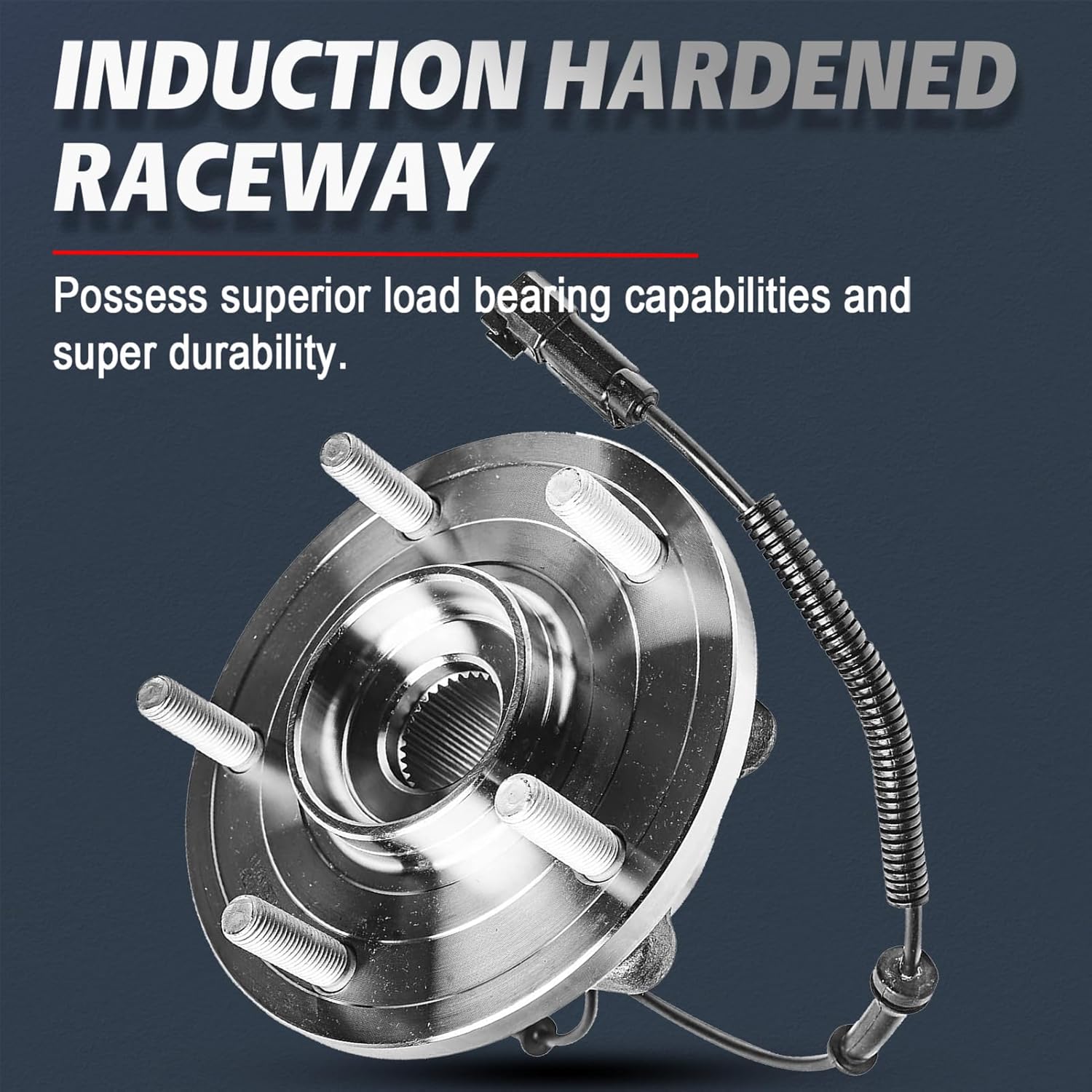ALLCOMBO Front Wheel Bearing Hub for 2008 2009 2010 2011 2012 2013 2014 2015 2016 2017 2018 2019 2020 Dodge Grand Caravan, 2012 2013 2014 2015 Ram C/V, for Town & Country, VW Routan Replacement