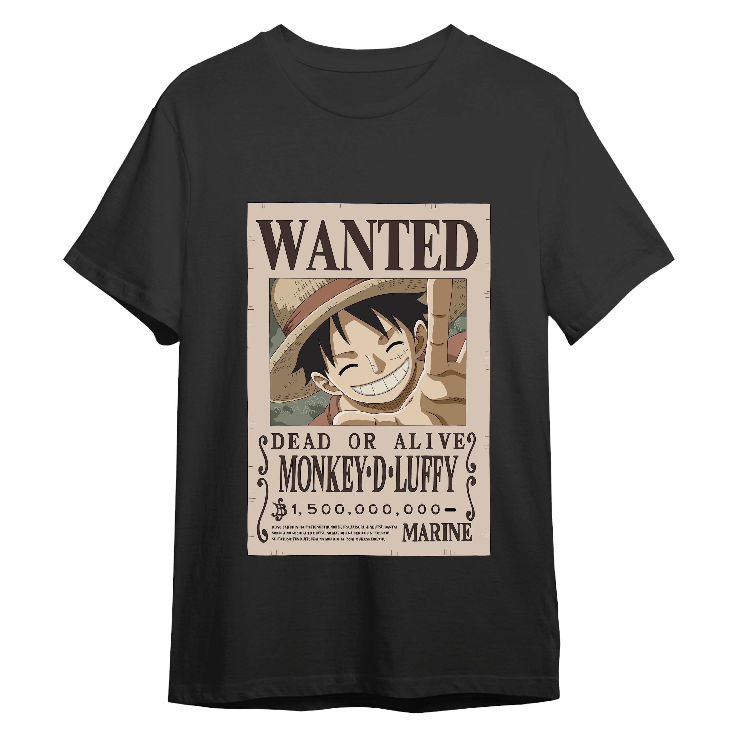One Piece Nami T-Shirt Man Black S - Geeks Heaven BV
