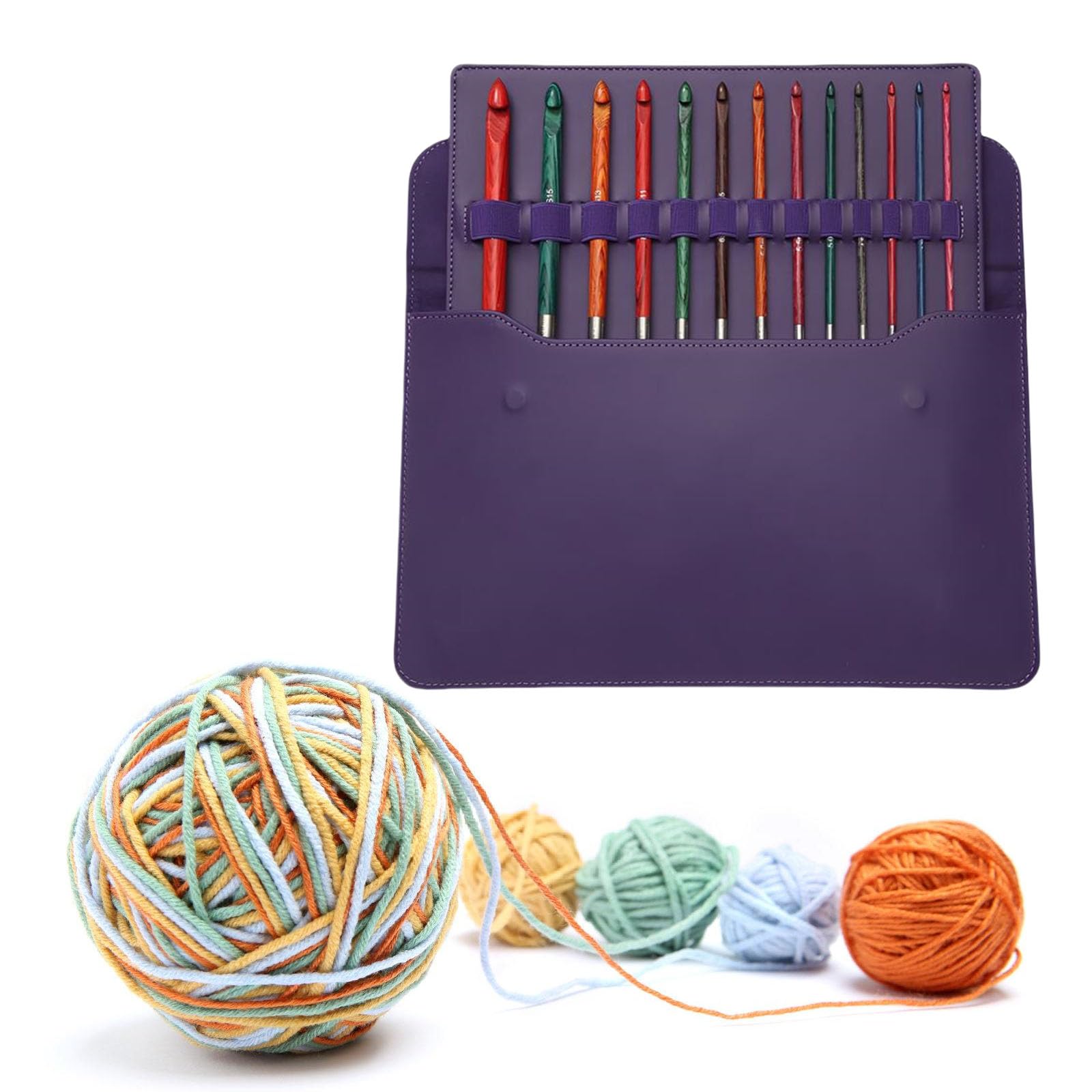 Juego de agujas de crochet tunecinas intercambiables de 3, 5