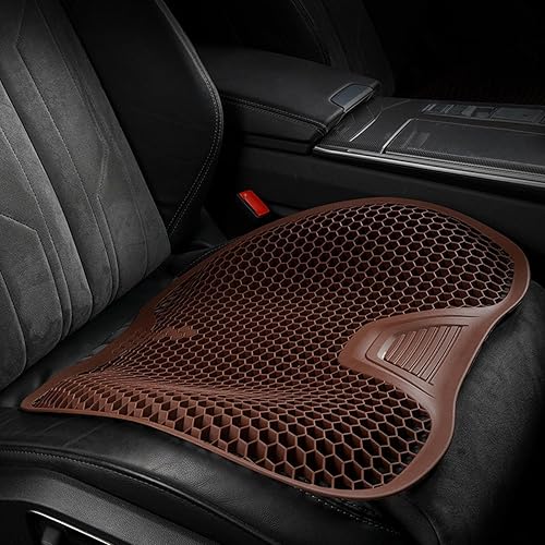 VIDECOR Cojín de gel para automóvil, cojín de asiento refrescante, antideslizante, transpirable, almohadilla de hielo de ventilación de