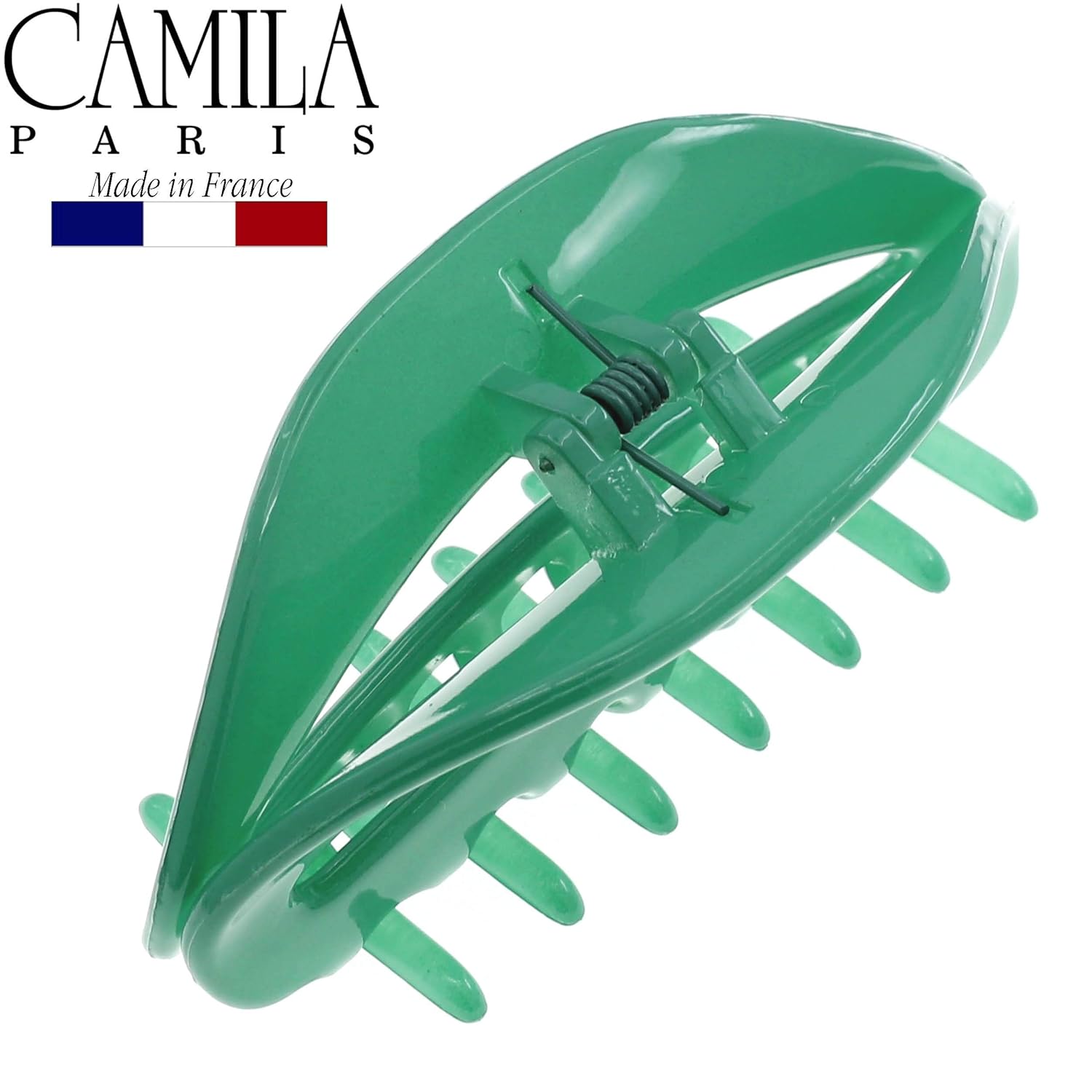 Camila Paris CP2581 French Hair Clip for Women, Green, Girls Hair Claw Clip Jaw Fashion Durable and Styling Hair Accessories for Women, Luxury Ladies Strong Hold No Slip Grip Clamp, Made in France - Image 7