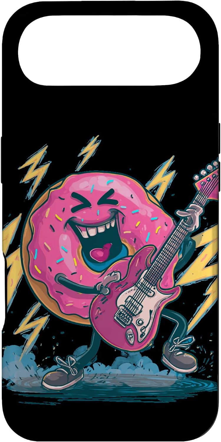 Awesome Electric Donut with Rock Guitar Costume Case for iPhone Air