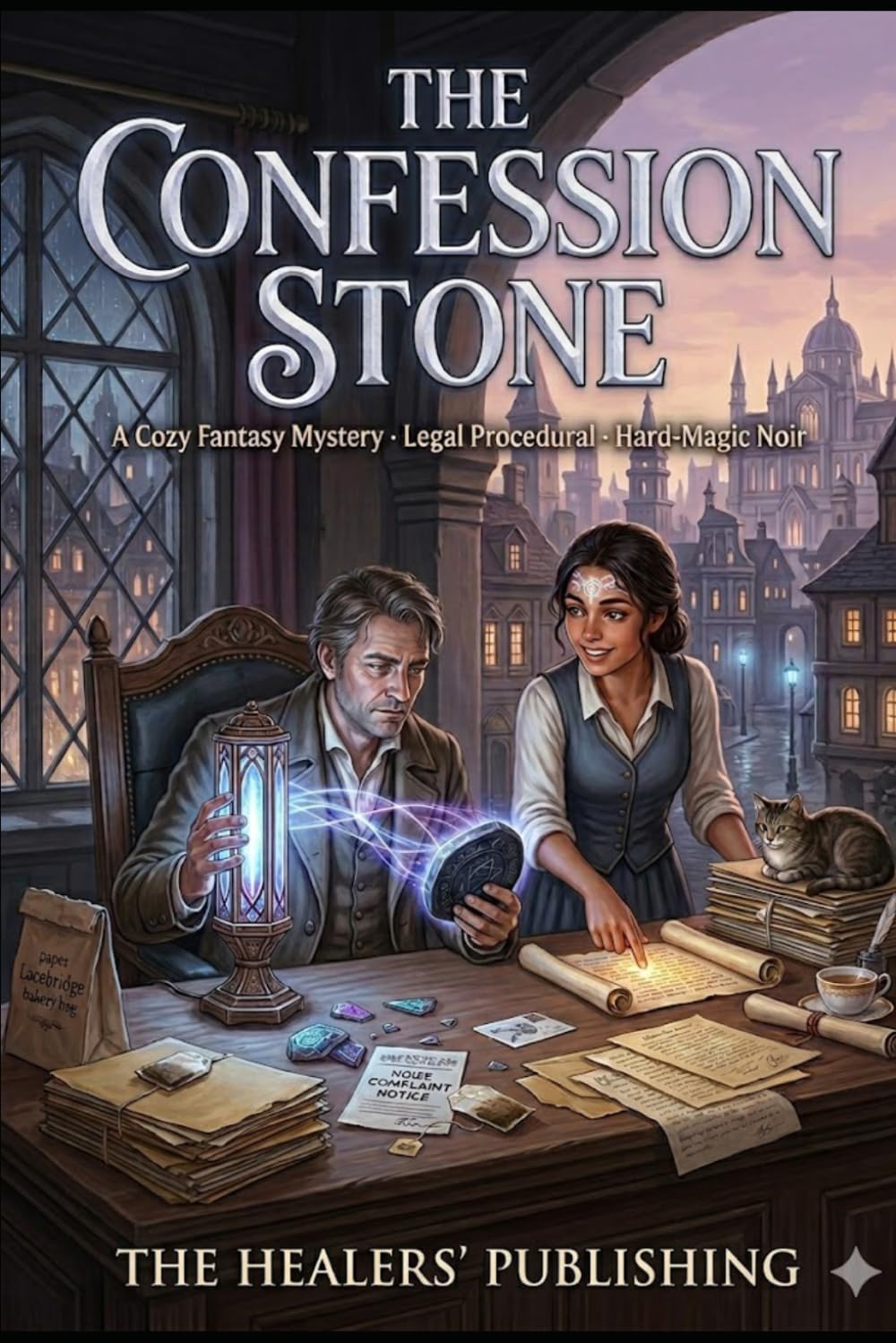 The Confession Stone: A Cozy Fantasy Mystery of Hard Magic, Locked Rooms, and Lies That Tell the Truth (The Selvane Files)